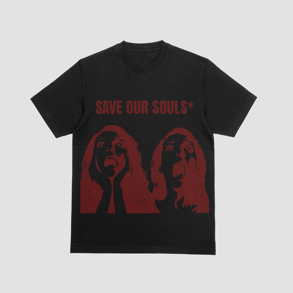 save our souls tee black